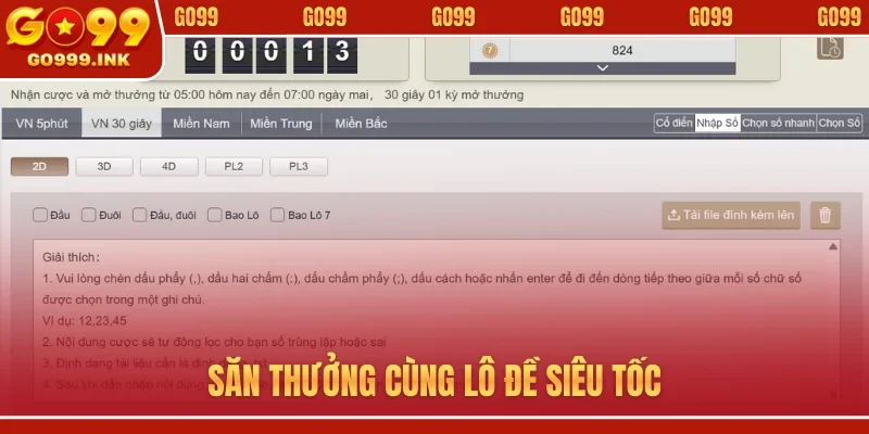 Lô Đề Siêu Tốc GO99 - Bí Kíp Chinh Phục Chiến Thắng Sau 1S 1 Săn thưởng cùng lô đề siêu tốc