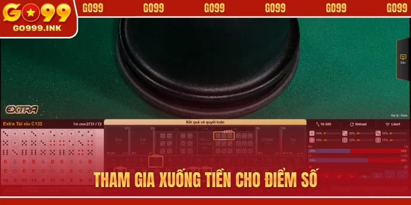 Tài Xỉu Trực Tuyến - Hành Trình Chinh Phục Xúc Xắc Tại GO99 2 Tham gia xuống tiền cho điểm số