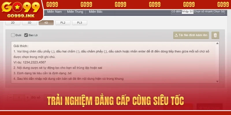Lô Đề Siêu Tốc GO99 - Bí Kíp Chinh Phục Chiến Thắng Sau 1S 3 Trải nghiệm đẳng cấp cùng siêu tốc
